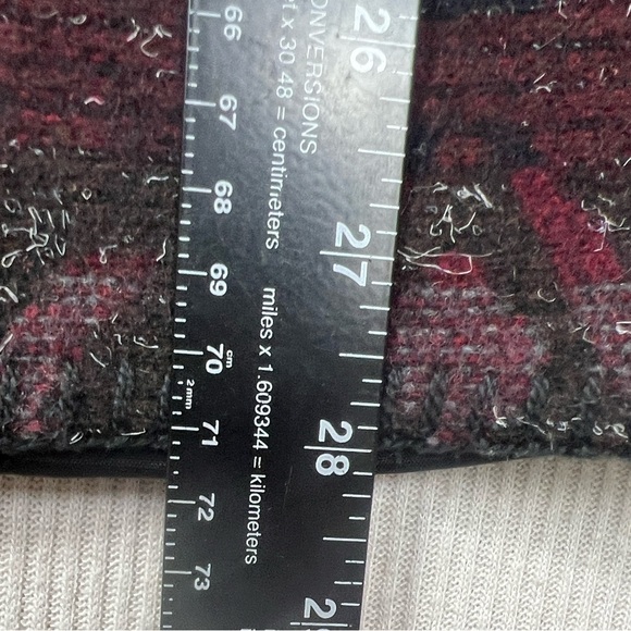 Coldwater Creek Women’s MEDIUM Wool Blend Blazer Aztec Southwestern - Picture 8 of 9